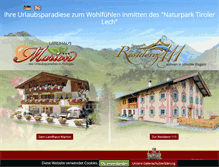Tablet Screenshot of landhaus-marion.at